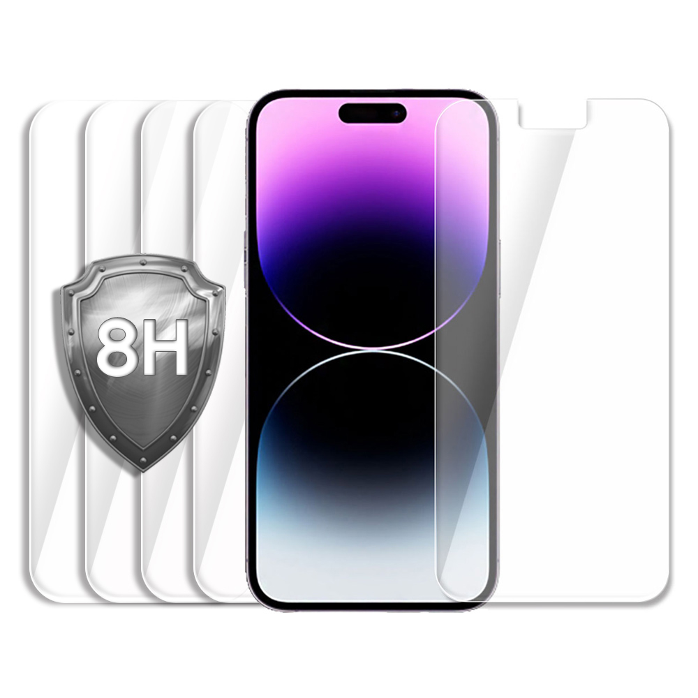 깨지지 않는 방탄 필름 아이폰14 프로, 5매입 - 상품 이미지