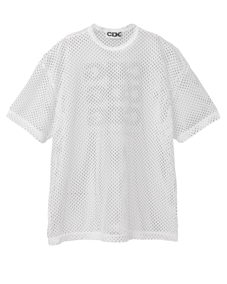 꼼데가르송 CDG 반팔티 OVERSIZED MESH T-SHIRT SZ-T077 - 상세 이미지 4