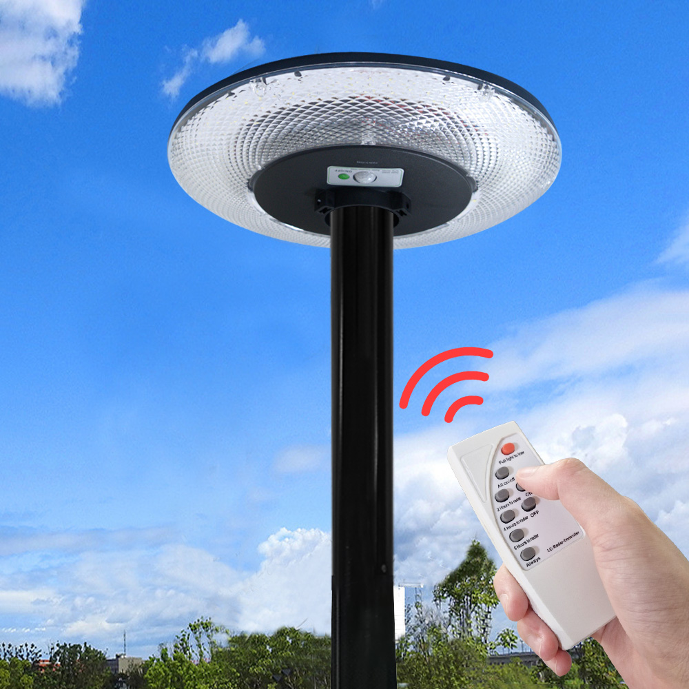 태양광 가로등 UFO 정원등 태양열 조명 아파트 주차장 헤드 전등 LED 800W 이미지 2