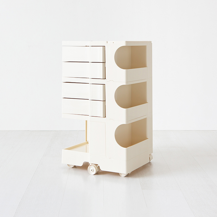 빙그리 회전서랍 트롤리 4단 크림 3962.9993