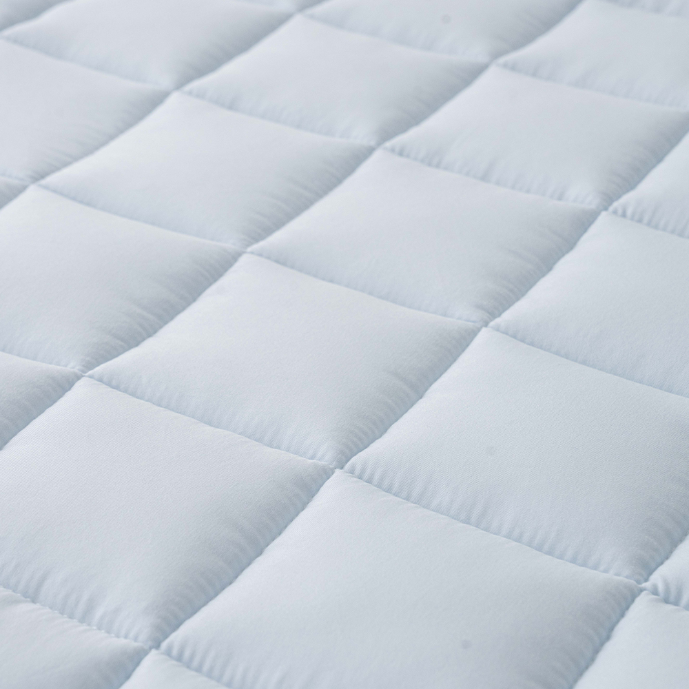 송화침장 알러지케어 먼지없는 논슬립 고정밴드 무지 침대패드