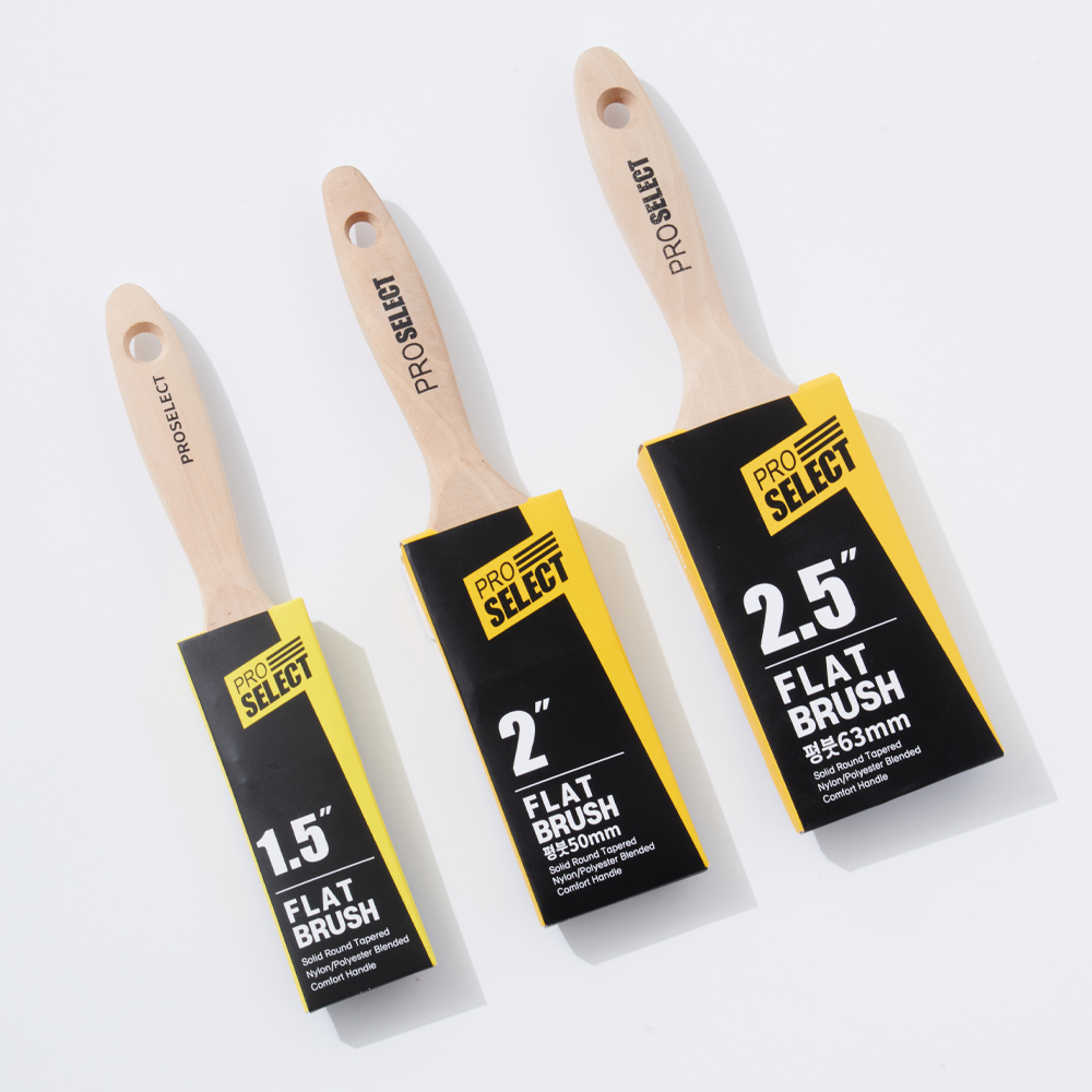 프로셀렉트 평붓 38mm 빽붓 보급형 페인트붓 납작붓 페인팅 부자재 - 상세 이미지 2