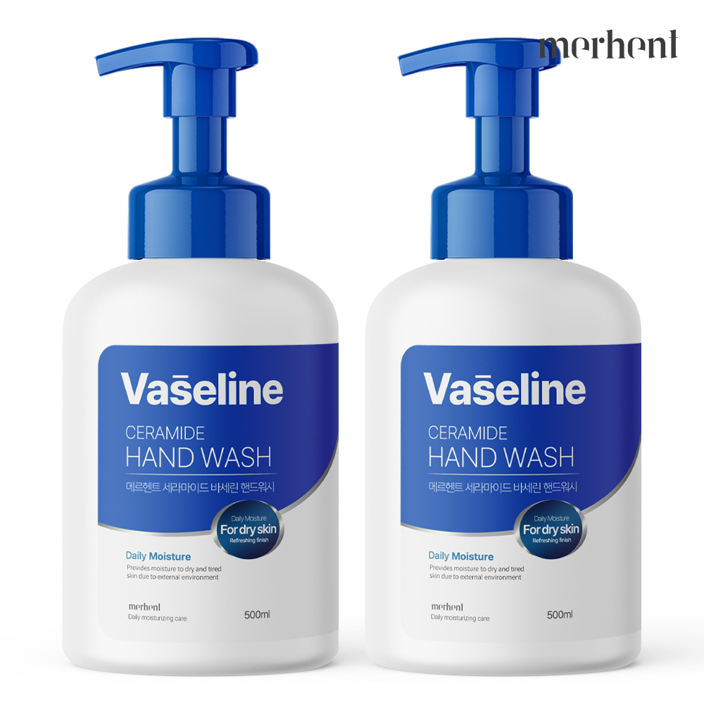 1+1 메르헨트 바세린 핸드워시 500ml 손세정제 물비누 퍼퓸 카페 향기좋은 리필