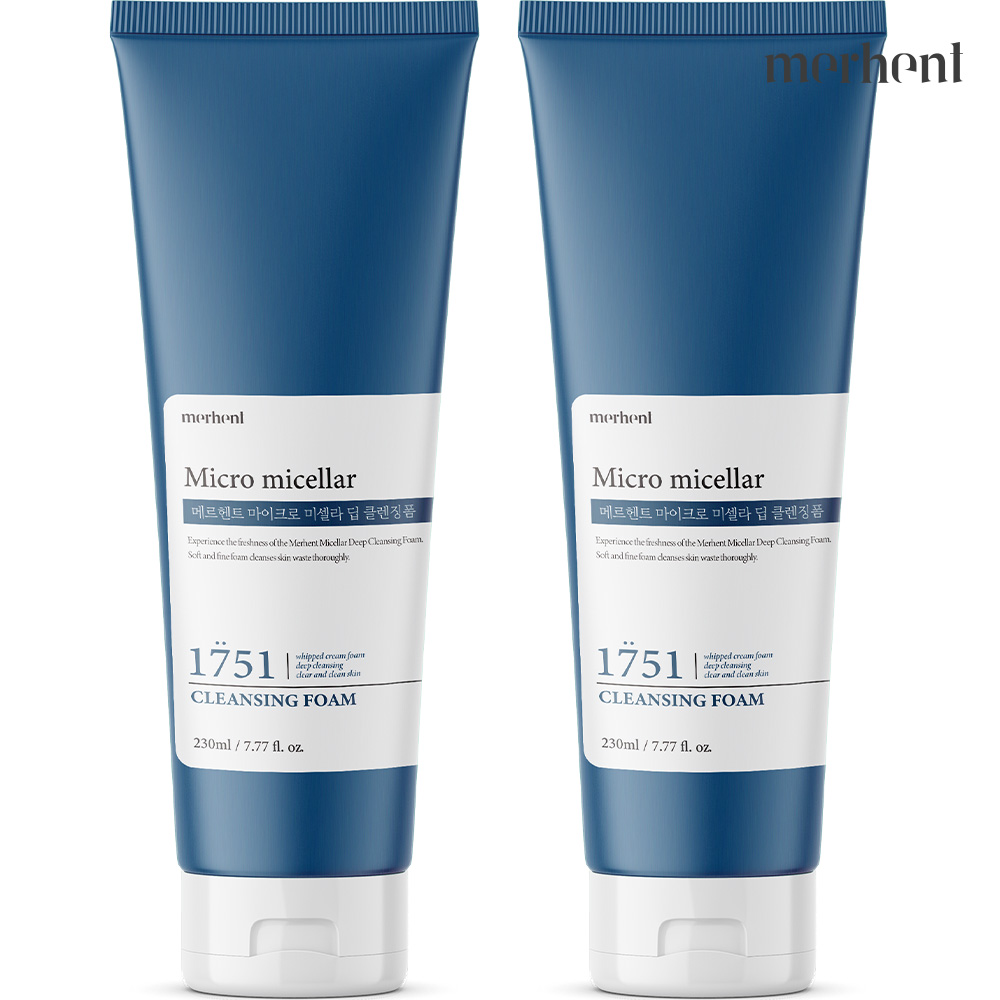 1+1 메르헨트 미셀라 폼클렌징 230ml 약알칼리성 버블 딥클렌징 세안제 저자극 - 메인 이미지