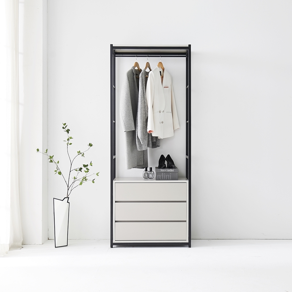 메시에 시스템행거 드레스룸행거 ㄱ자 모듈 305