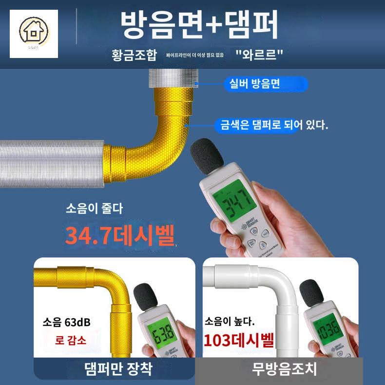 셀프 시공 흡음재 배관 소음 방음재 차음 방음 강력세트 - 상세 이미지 4