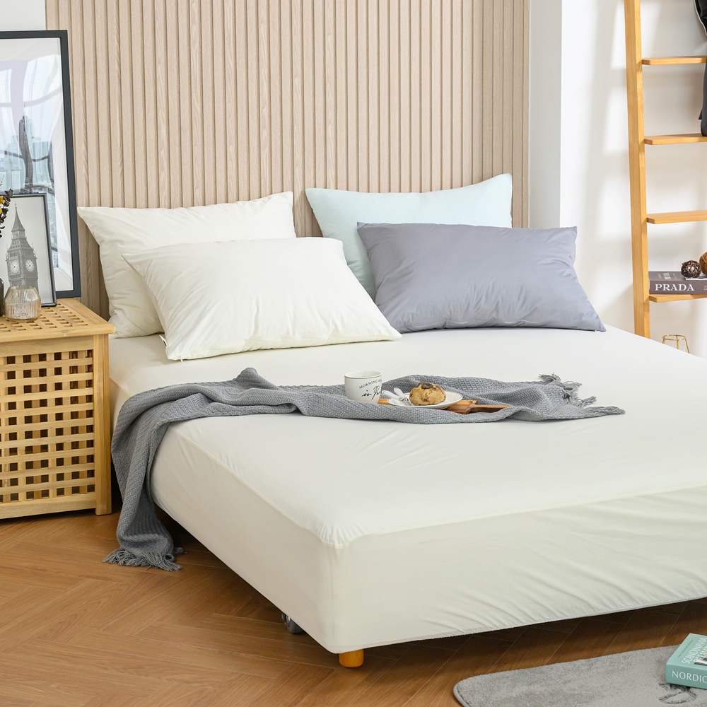 나라데코 호텔 침대 방수 매트리스커버 저소음 화이트 싱글