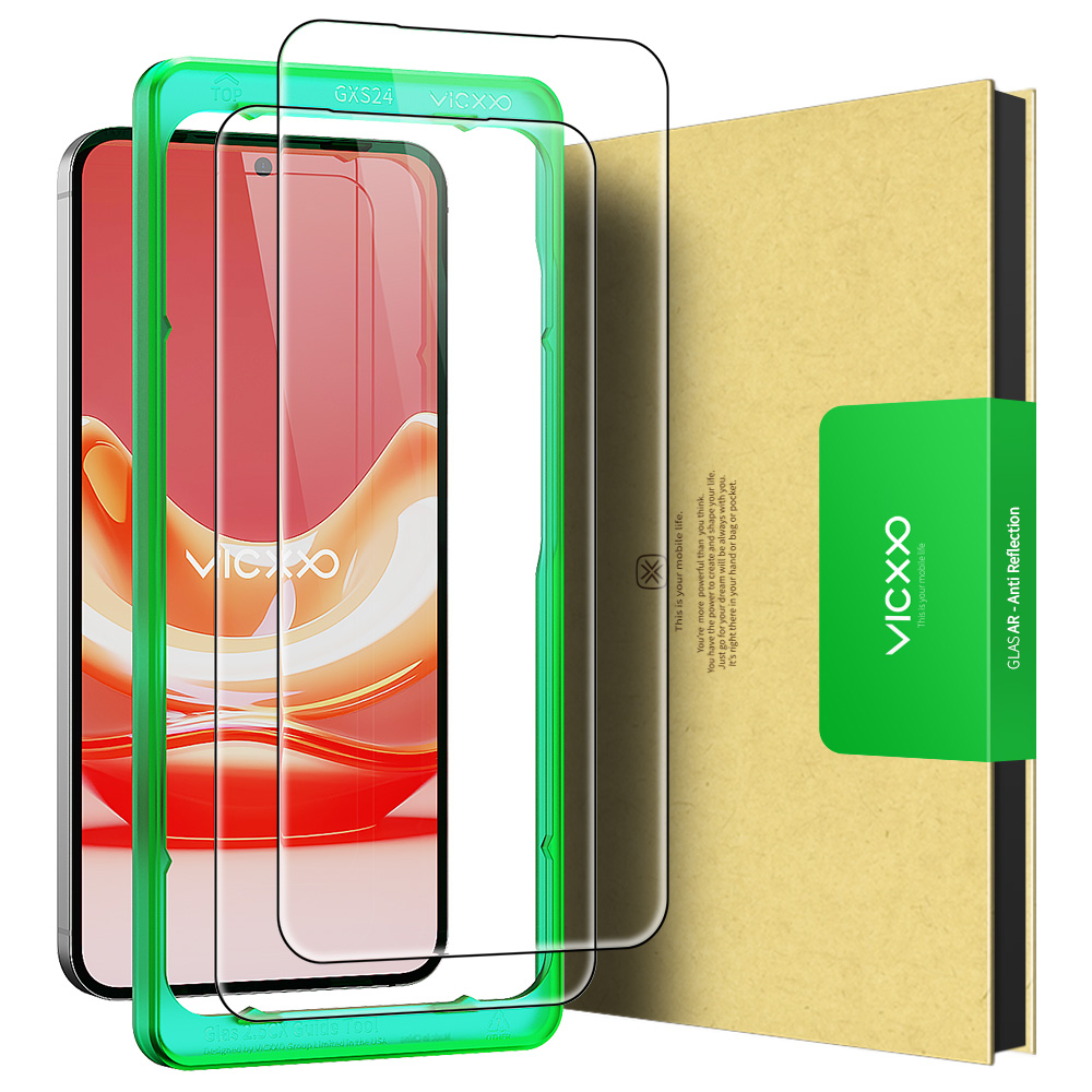 빅쏘 AR 저반사 고화질 강화유리 필름 갤럭시S24 플러스, 2매입