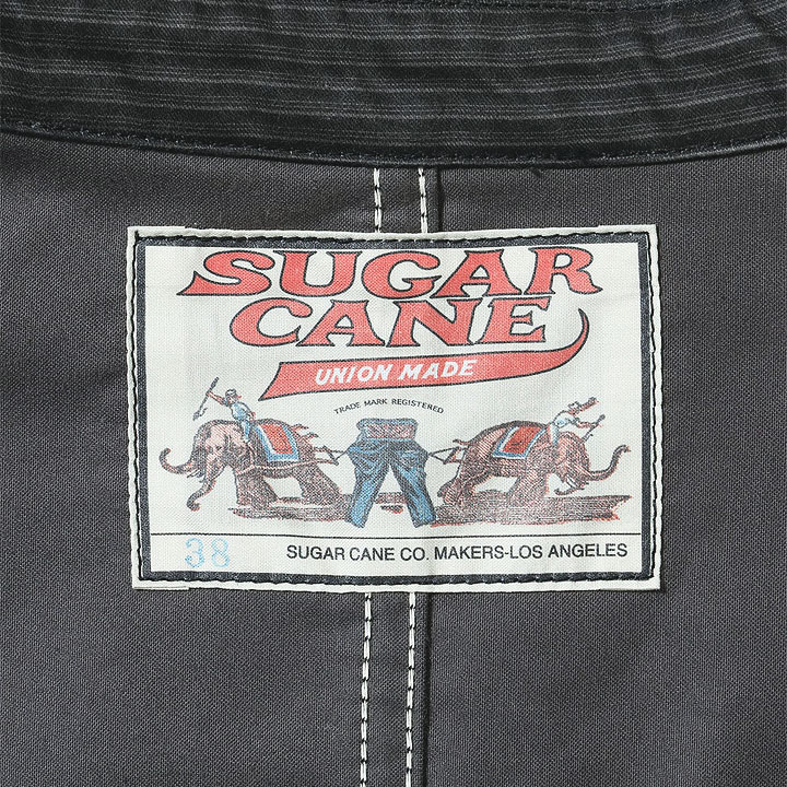 슈가케인 SUGARCANE 9.5oz 프린트 몰스킨 워크 코트 재킷 SC15645 - 상세 이미지 3