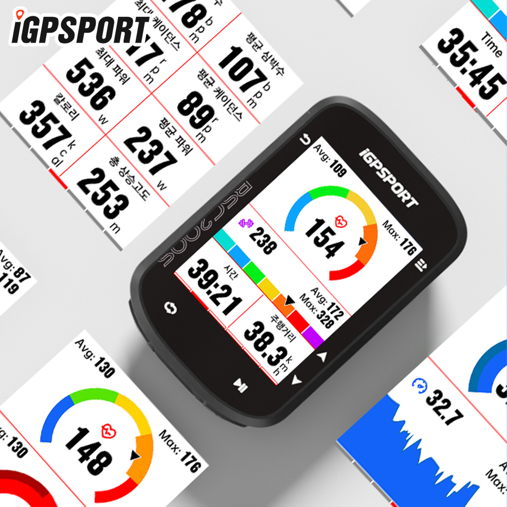 iGPSPORT BSC200S 자전거 속도계 컬러 GPS 네비게이션 - 상세 이미지 2