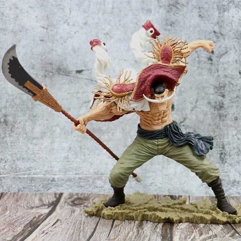 원피스 흰 수염 액션 피규어 에드워드 뉴게이트 장난감 조각상 컬렉션 모델 장식품 24cm figure (with box) : 라이프스타일링