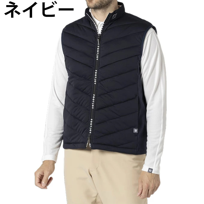 풋조이 FOOTJOY 남성 경량 골프 패딩 조끼 풀집업 아우터 FJ-F24-O02 3컬러 - 상세 이미지 2