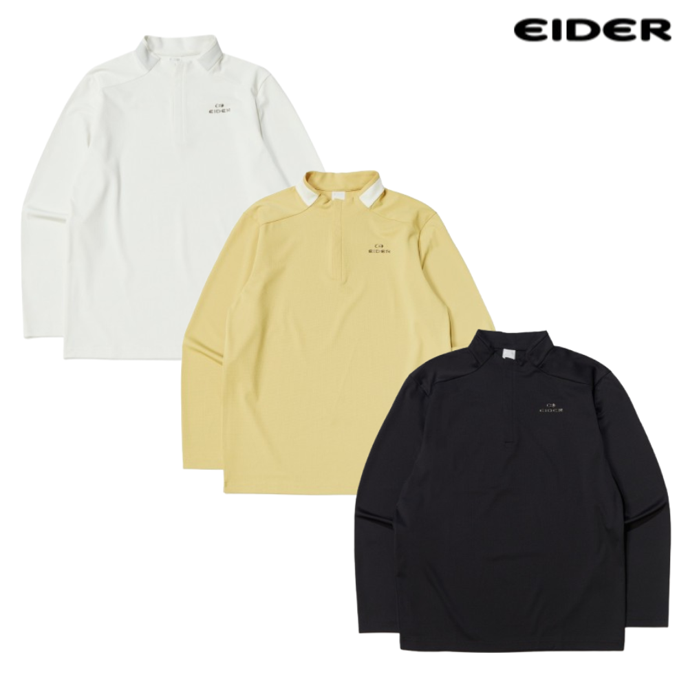 아이더 남성 긴팔 티셔츠 몰리스 간절기 기능성 등산 아웃도어 반집업 티