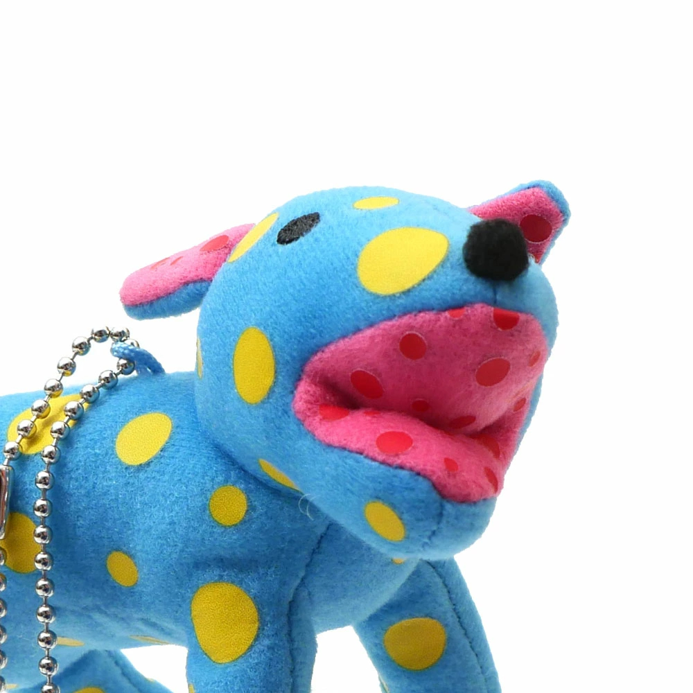쿠사마야오이 YAYOI KUSAMA 린린 토코톤 인형 키링 키홀더 강아지 볼체인 - 상세 이미지 3