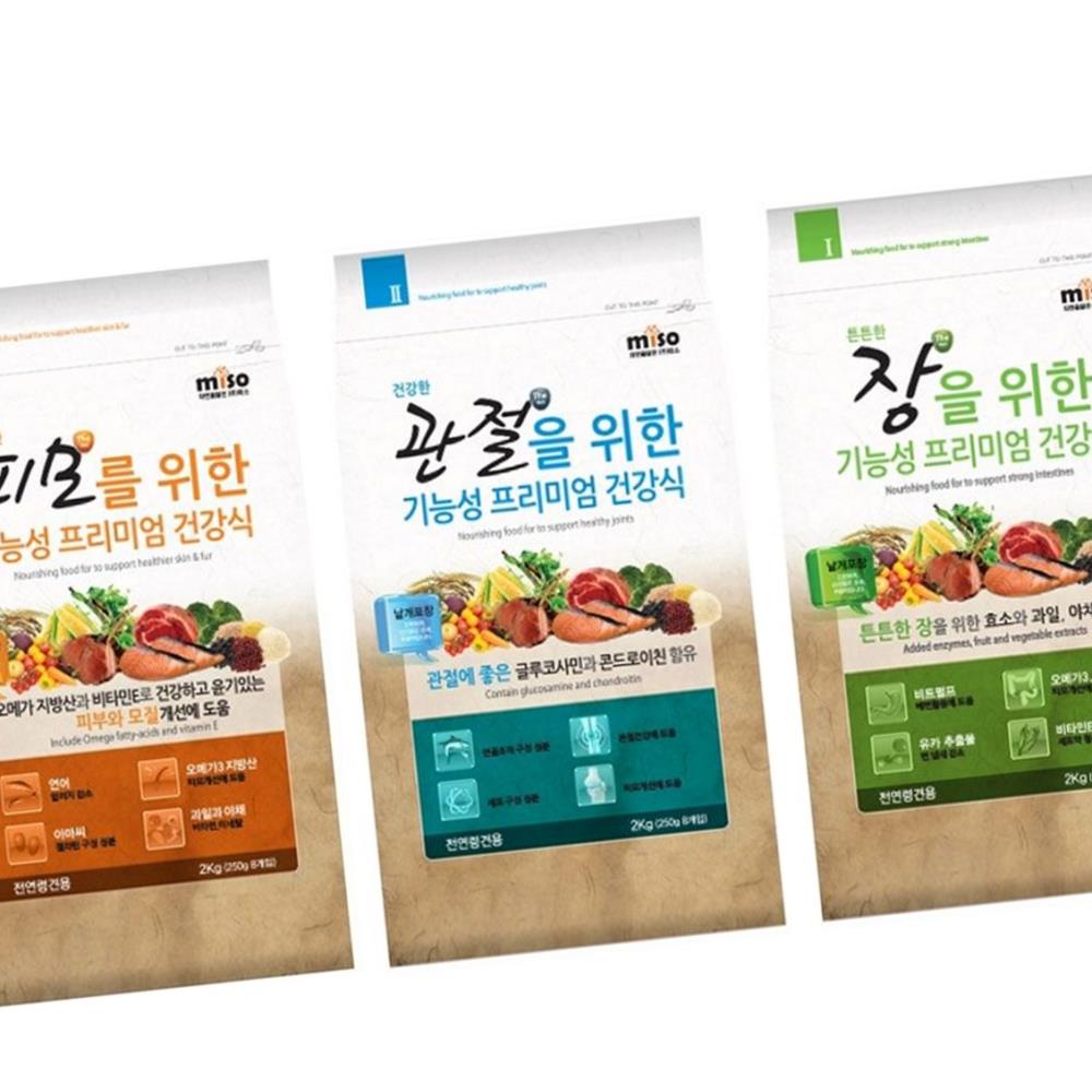 (다올)프리미엄 미소 건강식 강아지 소포장 2kg 사료 전연령 : 제스트투모로우
