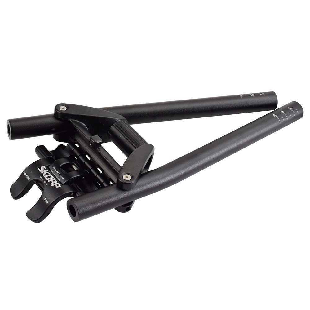 자전거 핸들바 접이식 로드 알루미늄 일체형 플랫 MTB 25.4x620mm - 상세 이미지 4