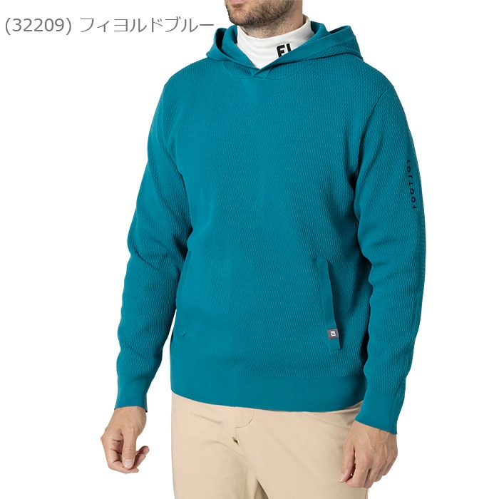 풋조이 FOOTJOY 풀오버 후드 남성 스웨트 티셔츠 FJ-F24-M03 4컬러 - 상세 이미지 3