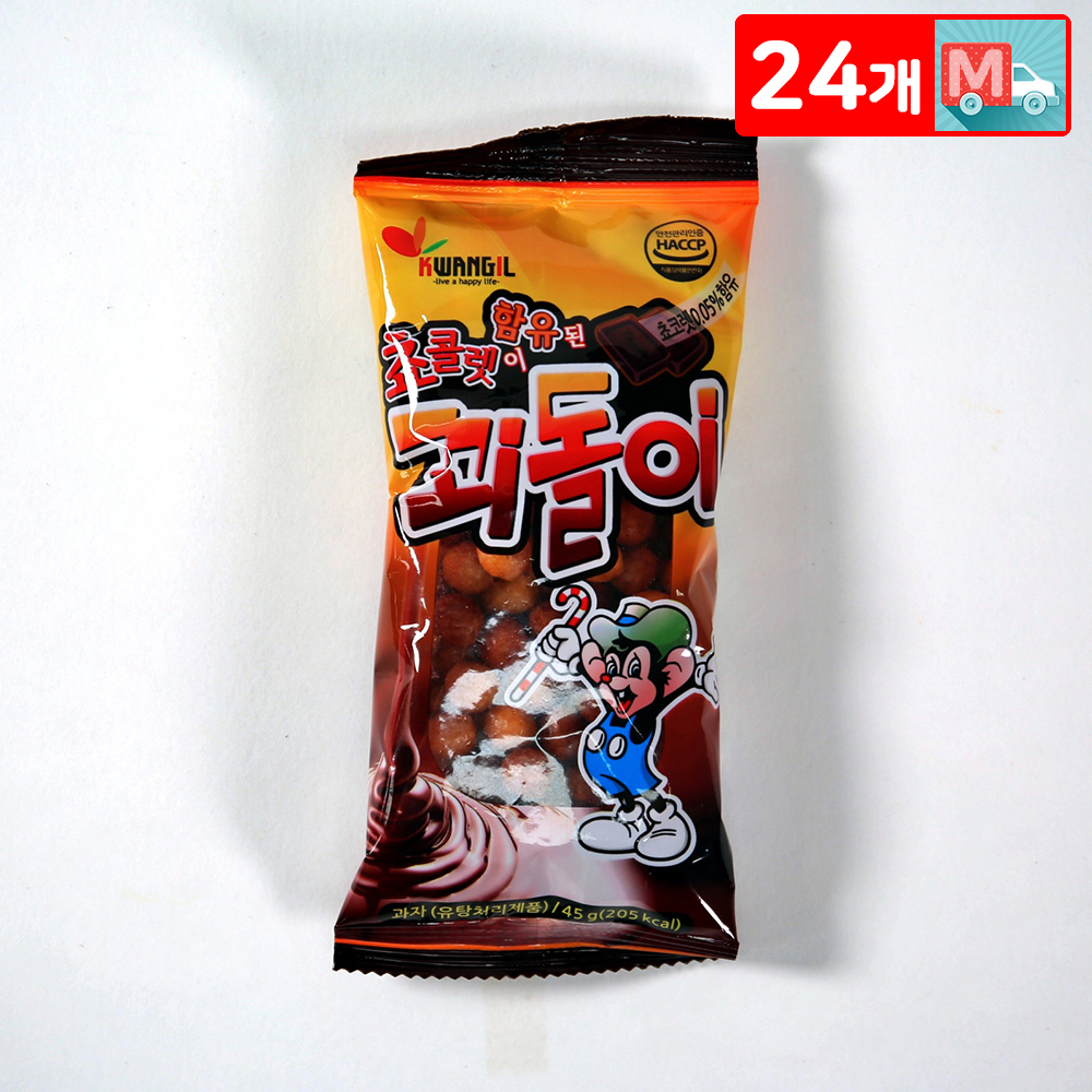 꾀돌이 40g X 24 미니스낵 미니간식 광일제과 과자 : 해피플레이스샵