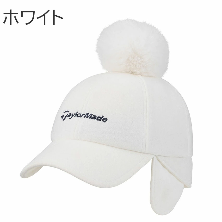 테일러메이드 TaylorMade 여성 골프 방한 캡 방울 모자 이어워머 UN301 이미지 6