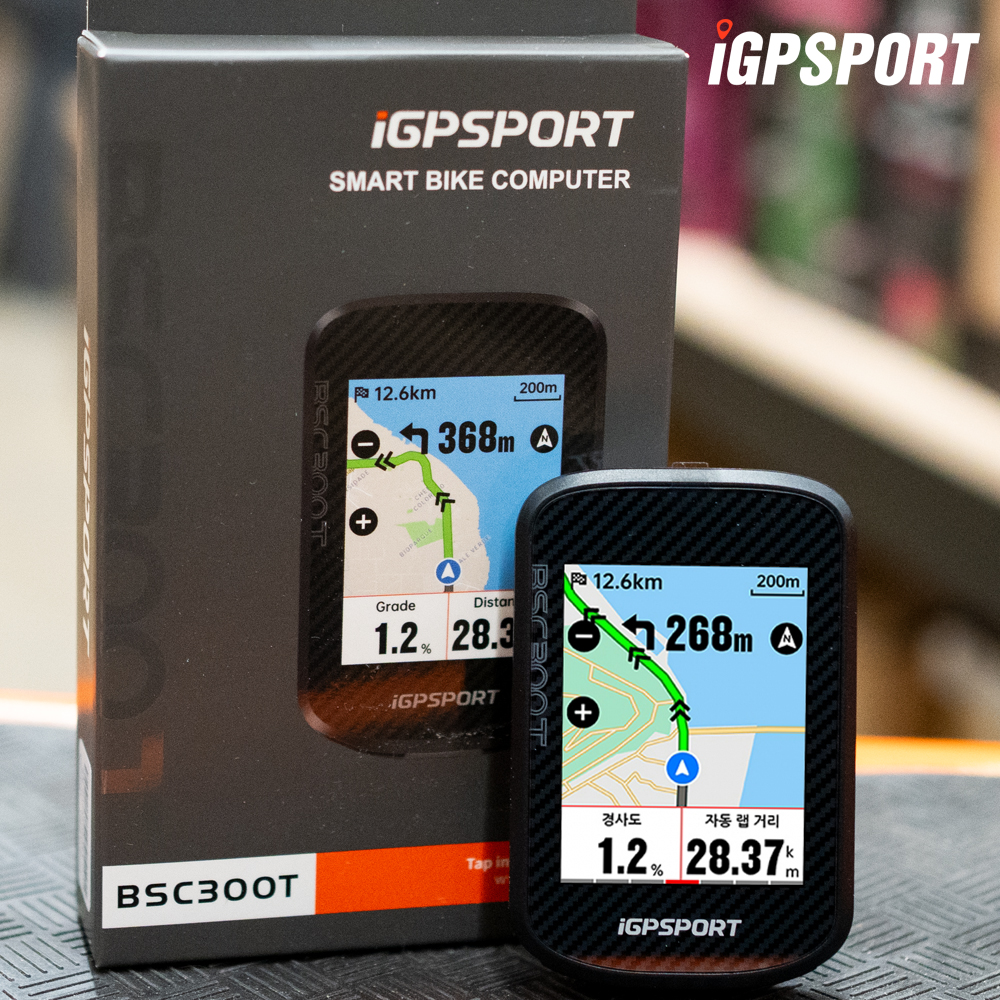 iGPSPORT BSC300T 자전거 속도계 터치 컬러 GPS 네비게이션 - 상품 이미지