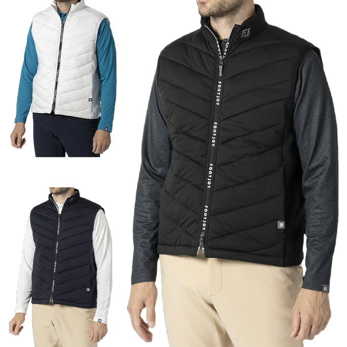 풋조이 FOOTJOY 남성 경량 골프 패딩 조끼 풀집업 아우터 FJ-F24-O02 3컬러 - 상품 이미지