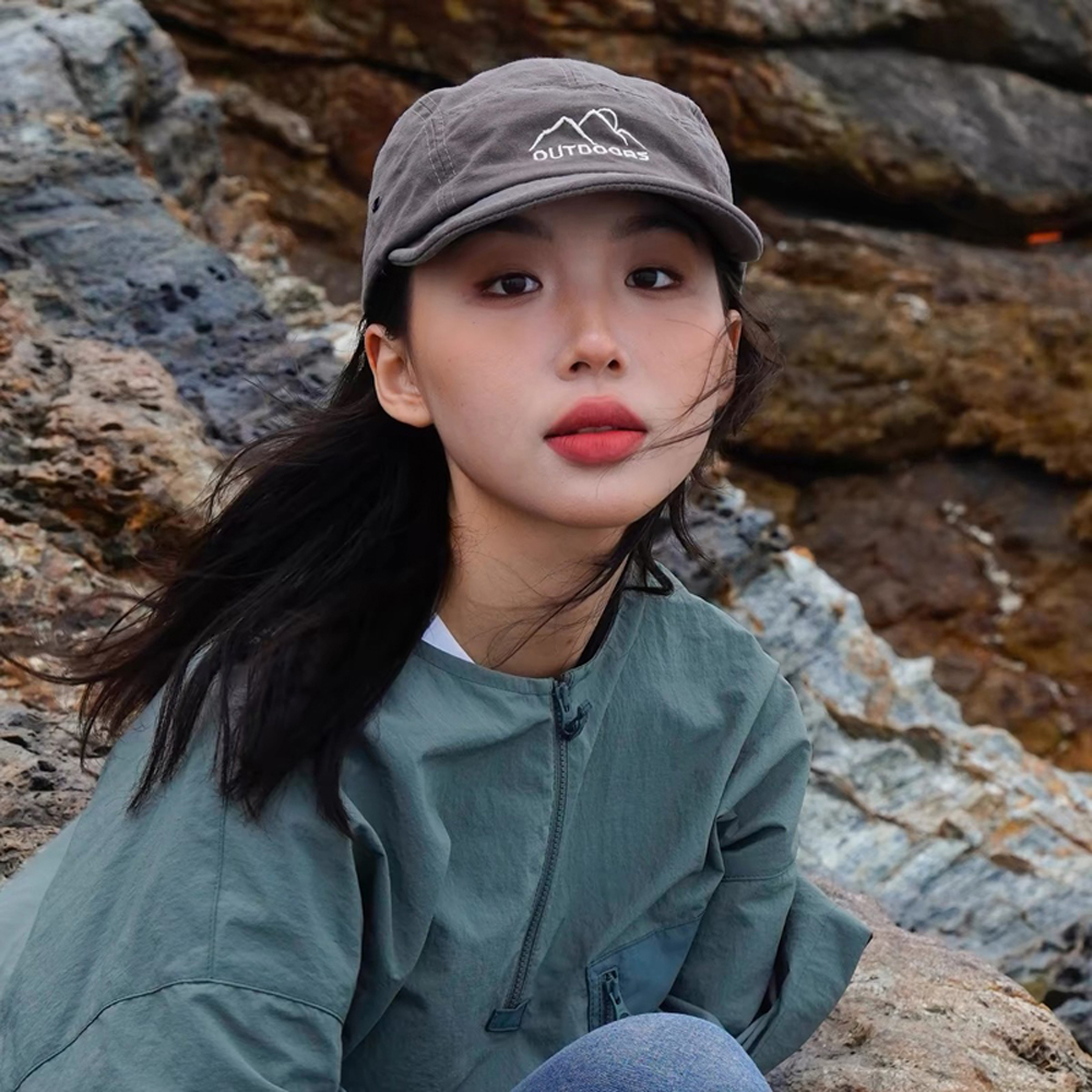 남성 여자 숏챙모자 챙짧은 숏캡 러닝 야구 모자 등산 캠핑 볼캡 이미지 7