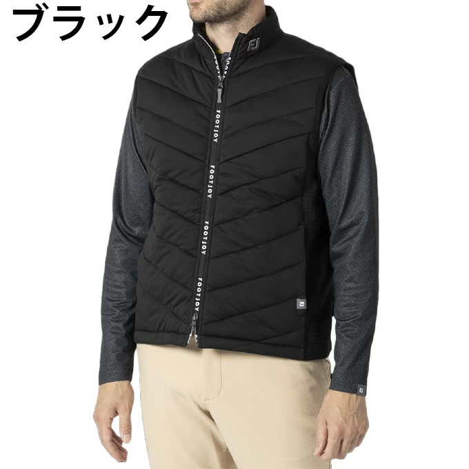풋조이 FOOTJOY 남성 경량 골프 패딩 조끼 풀집업 아우터 FJ-F24-O02 3컬러 - 상세 이미지 4