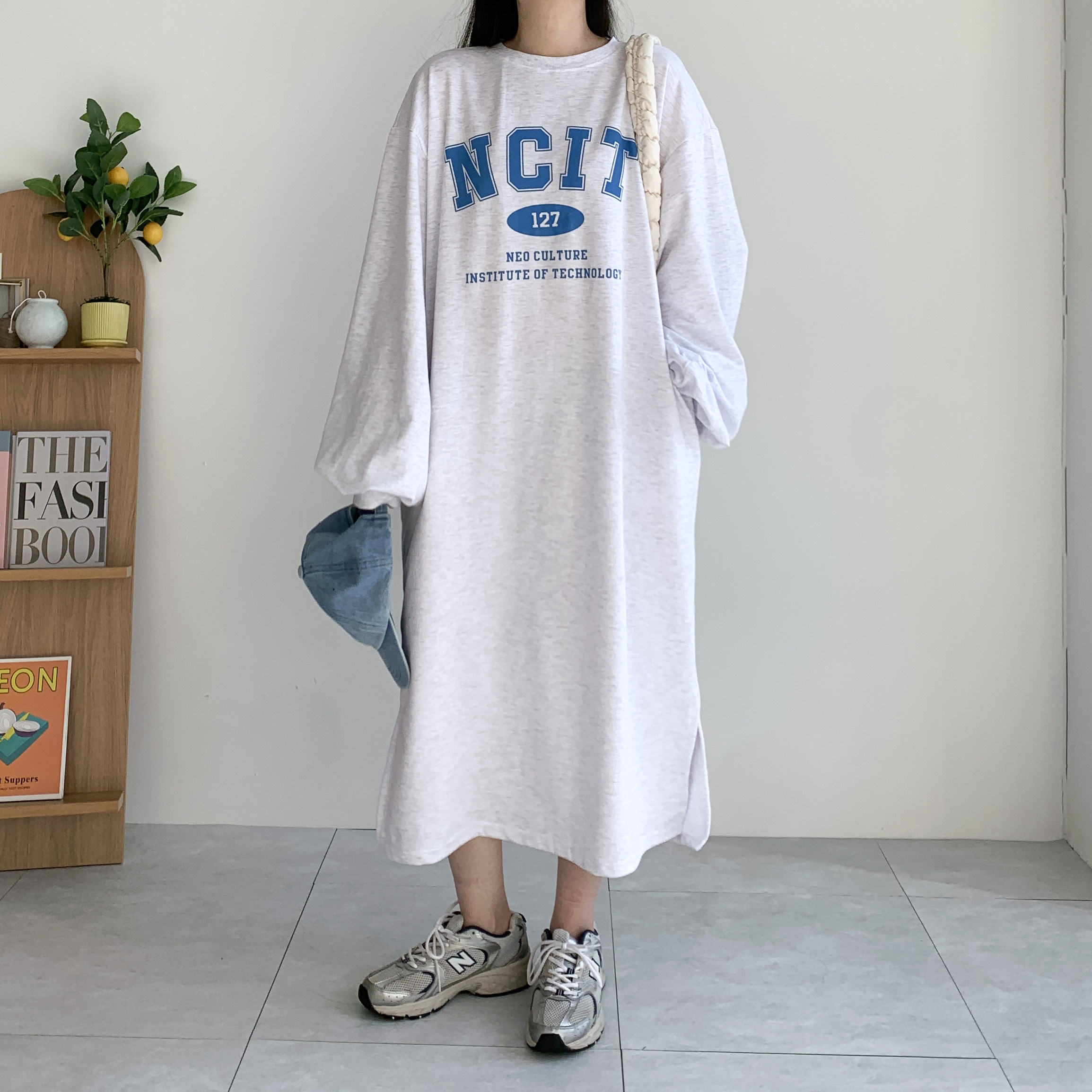 127 나염원피스 77사이즈원피스 마실원피스 - 상품 이미지