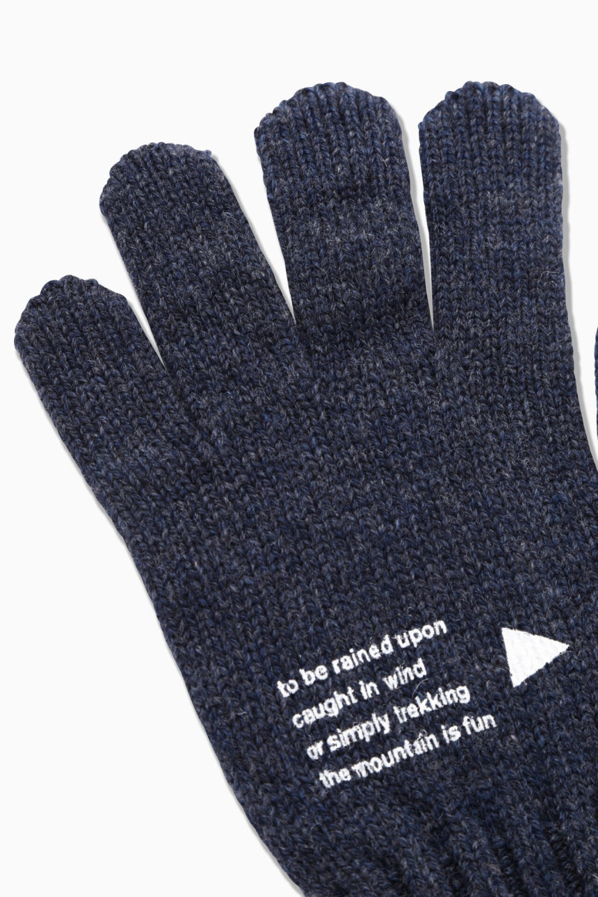 앤드원더 and wander wool knit glove 울 니트 장갑 2컬러 - 상세 이미지 4