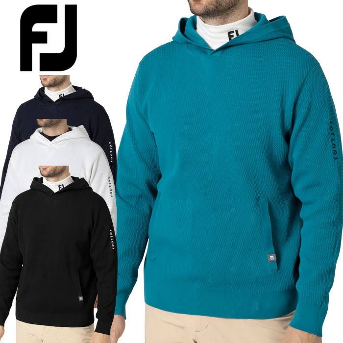풋조이 FOOTJOY 풀오버 후드 남성 스웨트 티셔츠 FJ-F24-M03 4컬러 - 상품 이미지