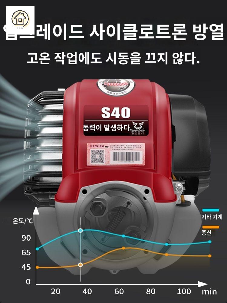 예초기 고출력 배낭형 가솔린 잔디깍기 - 상세 이미지 3