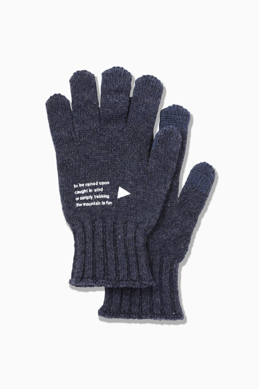 앤드원더 and wander wool knit glove 울 니트 장갑 2컬러 - 상품 이미지