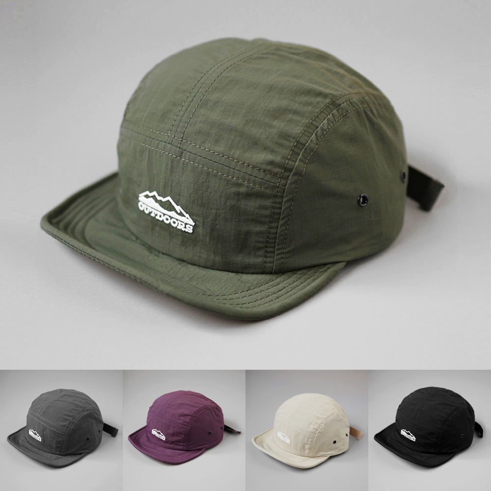 숏챙모자 챙짧은 숏캡 나일론 볼캡 캠핑 트레일 등산 러닝 모자