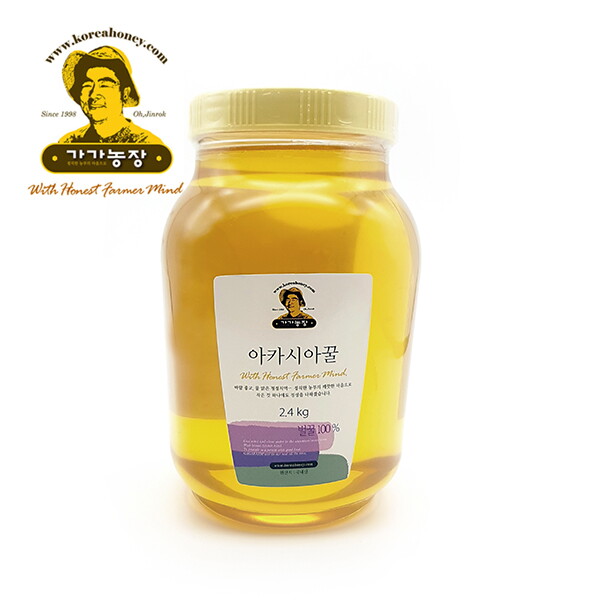 [가가농장] 프리미엄 천연아카시아꿀2.4kg : 롯데아이몰