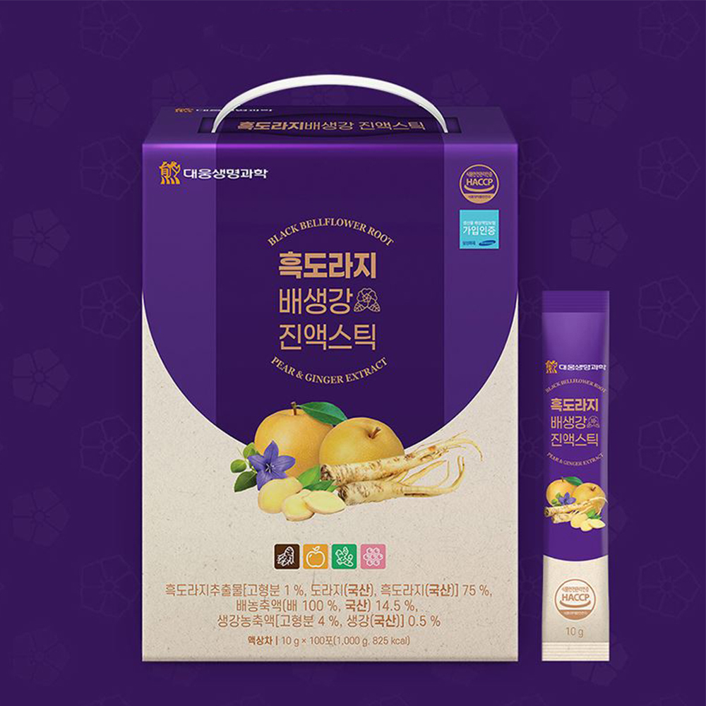 대용량 흑도라지배생강 진액스틱 100포 100일분