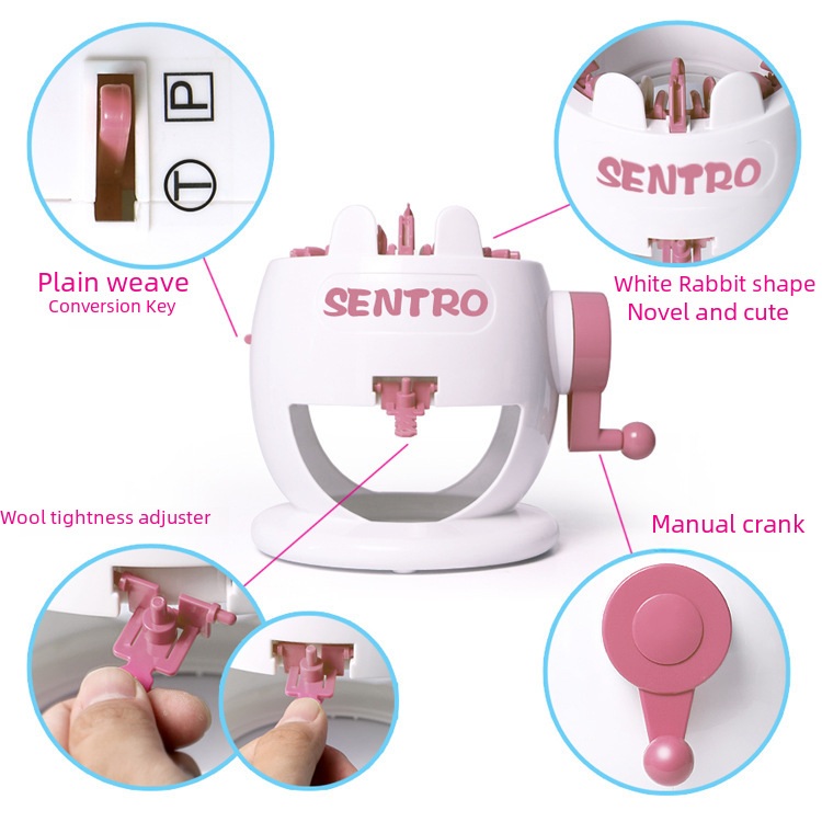 DIY 울 직조기 수동 뜨개질 SENTRO - 상세 이미지 3