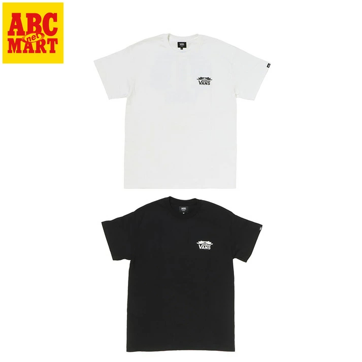 반스 VANS 일본 오키나와2 반팔 티셔츠 124K1013000 블랙 화이트 2컬러 - 상품 이미지