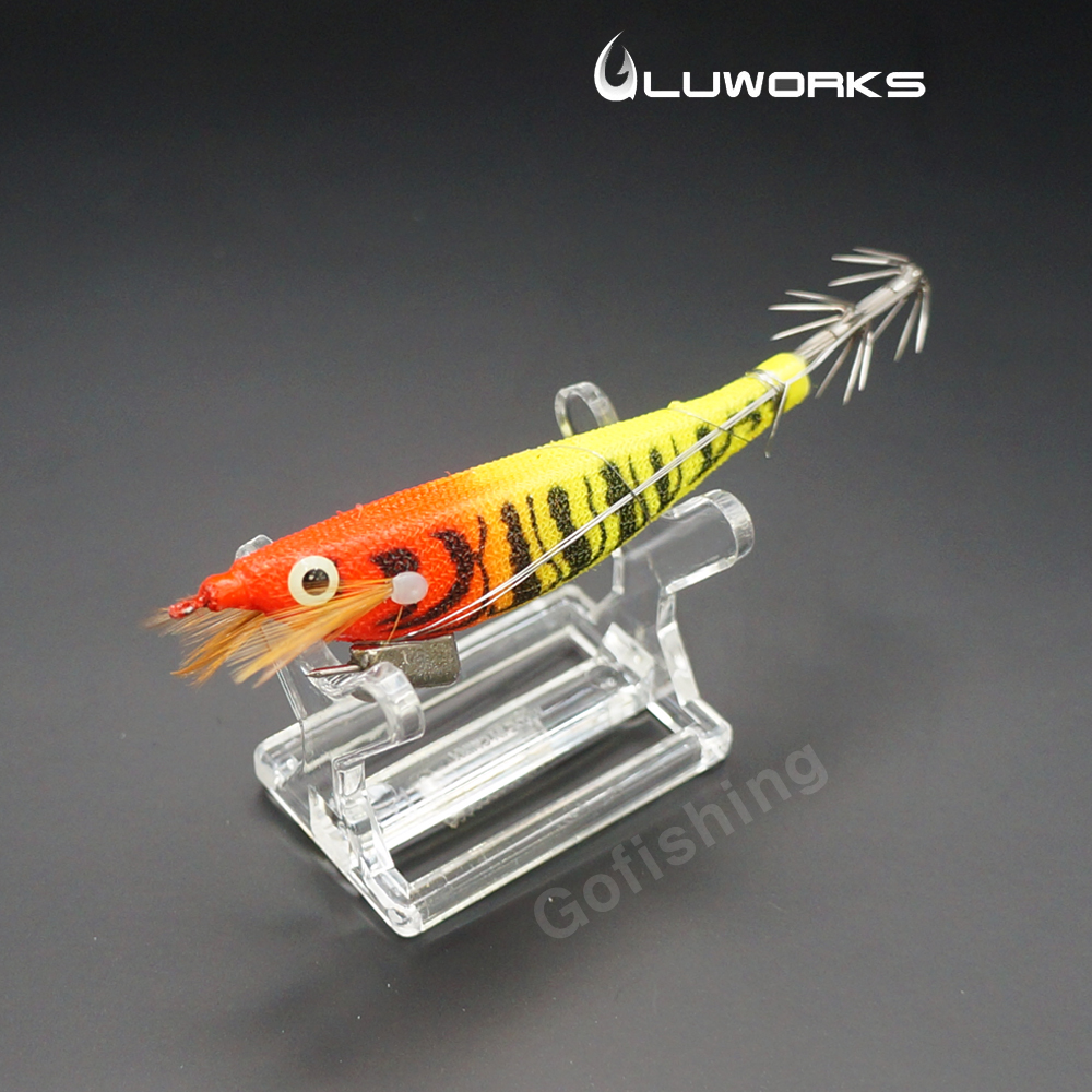 루웍스 퍼플이네 삼봉 에기 심해 갑오징어 한치 오모리그 슷테 LWE-14 퍼플 전갱이, 9.8cm - 상세 이미지 3