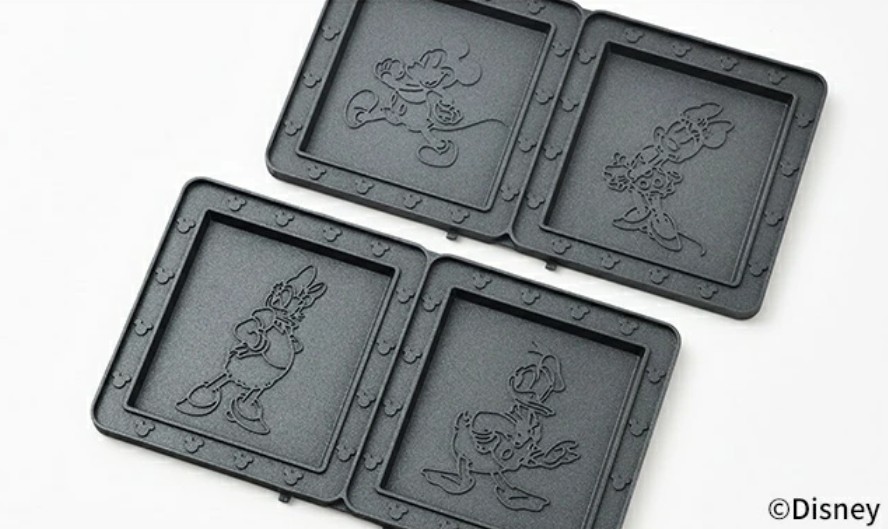 브루노 BRUNO 디즈니 핫 샌드 샌드위치 메이커 더블 BOE136-BE 베이지