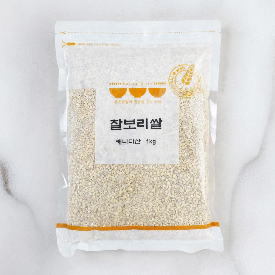 메가마트 찰보리쌀 1kg - 상품 이미지