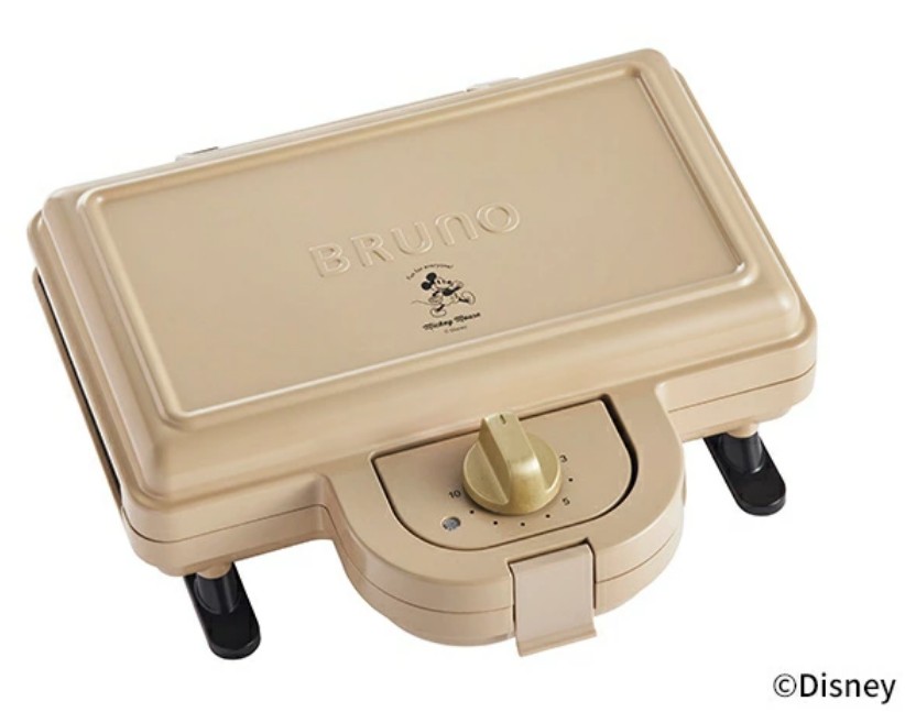 브루노 BRUNO 디즈니 핫 샌드 샌드위치 메이커 더블 BOE136-BE 베이지