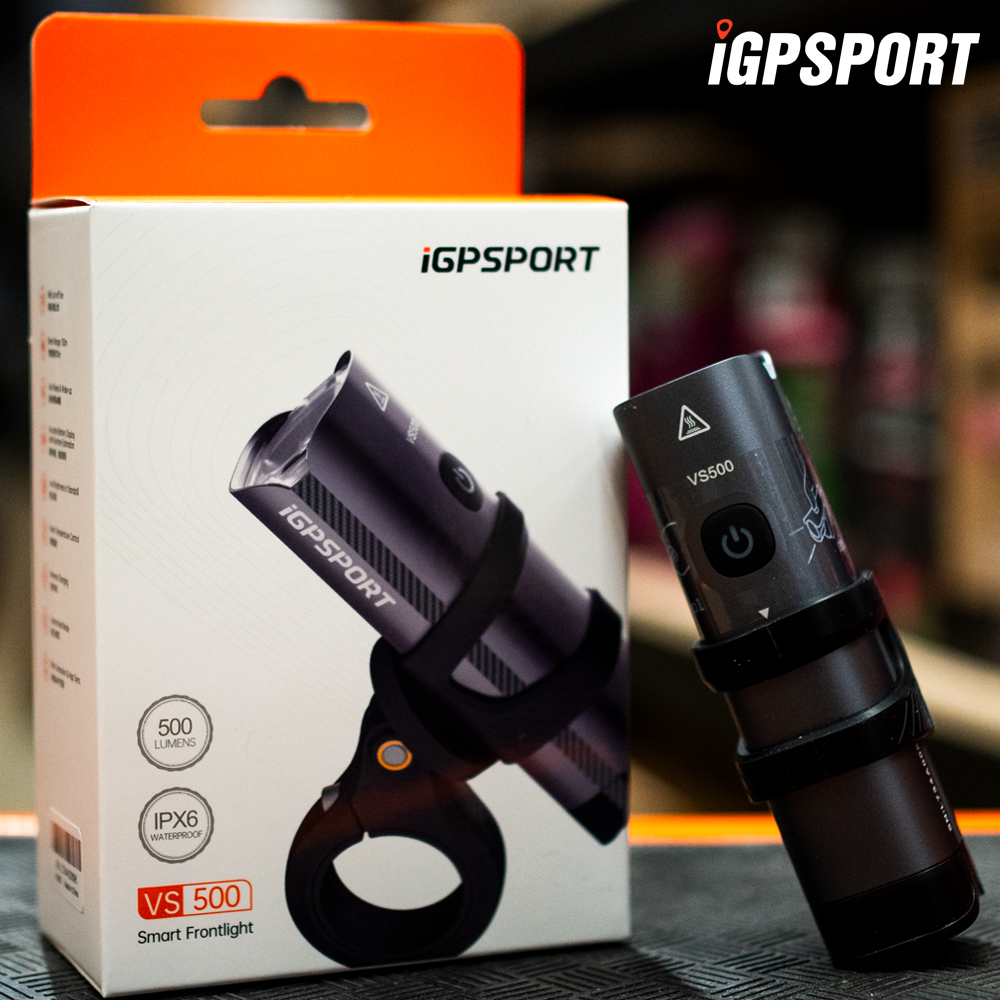iGPSPORT VS500 스마트 자전거라이트 전조등 500루멘 4000mAh - 상품 이미지