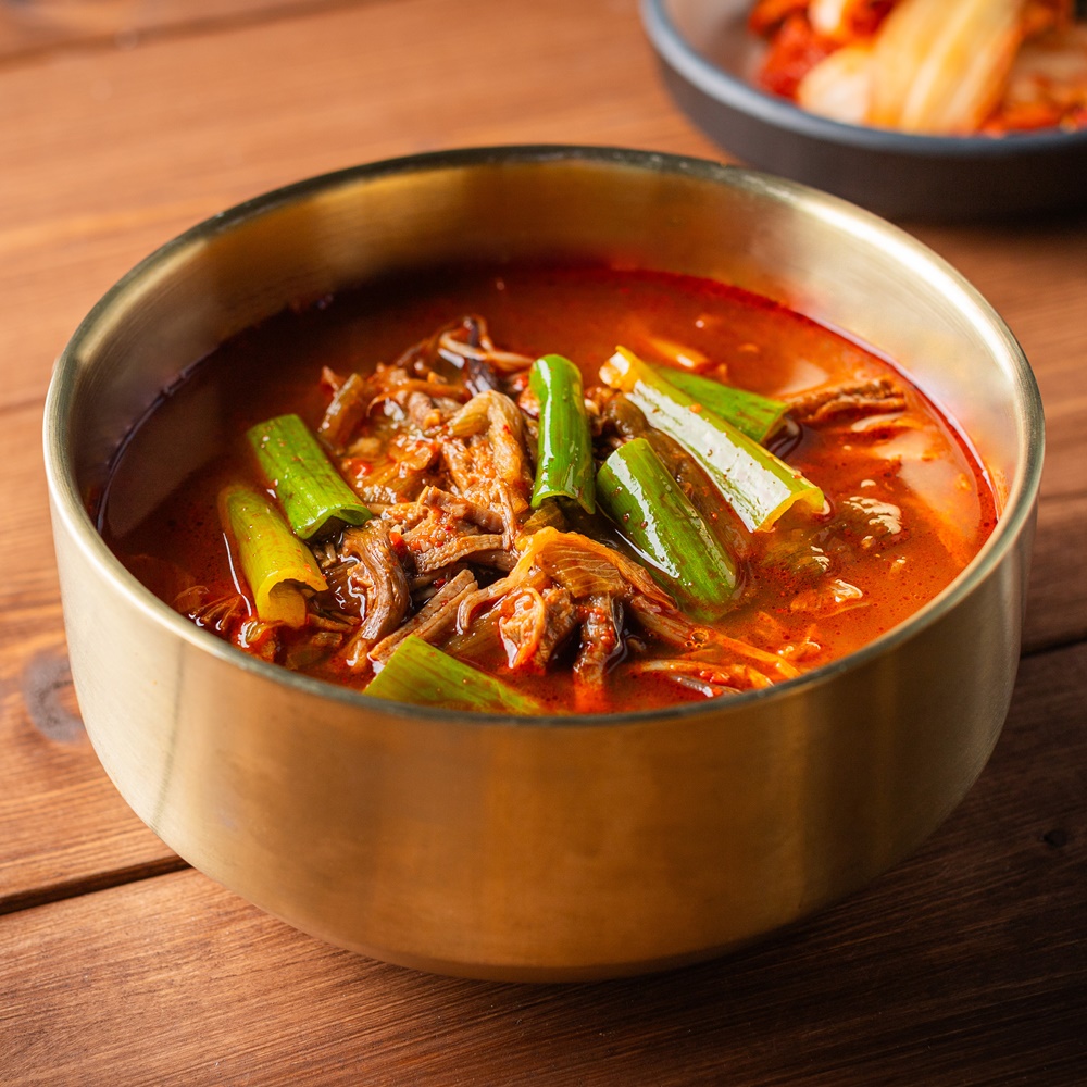 [푸짐한 건더기양 1등] 진연당 전통 가마솥 육개장 프리미엄 해장국 750g - 상품 이미지