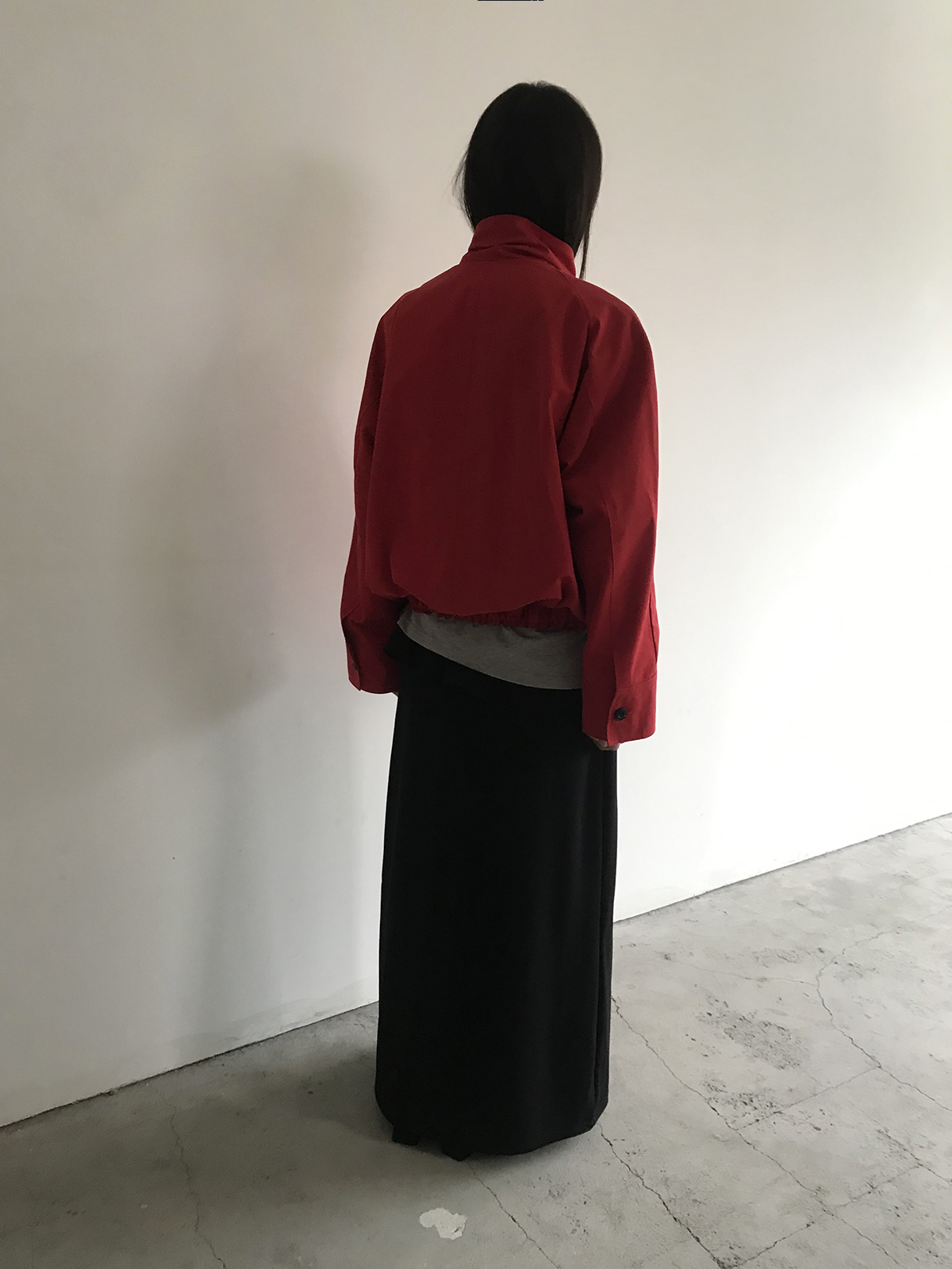 [미엔느] sleek jersey maxi skirt / 슬릭 져지 맥시 스커트 (2col) 상세 이미지 16
