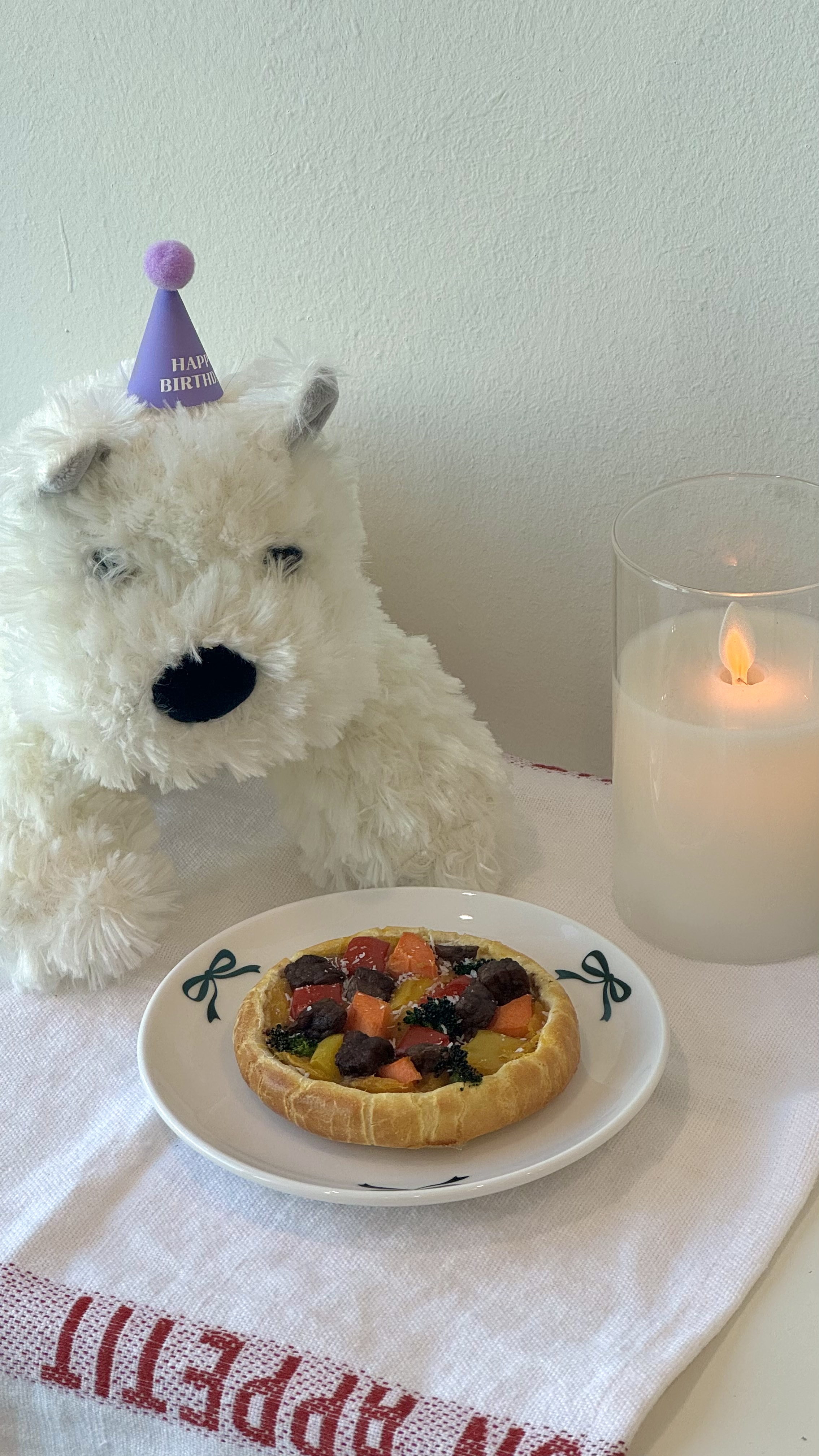 강아지피자 강아지생일상 강아지생일파티 멍피자 댕피자 미니피자, 1p 80g