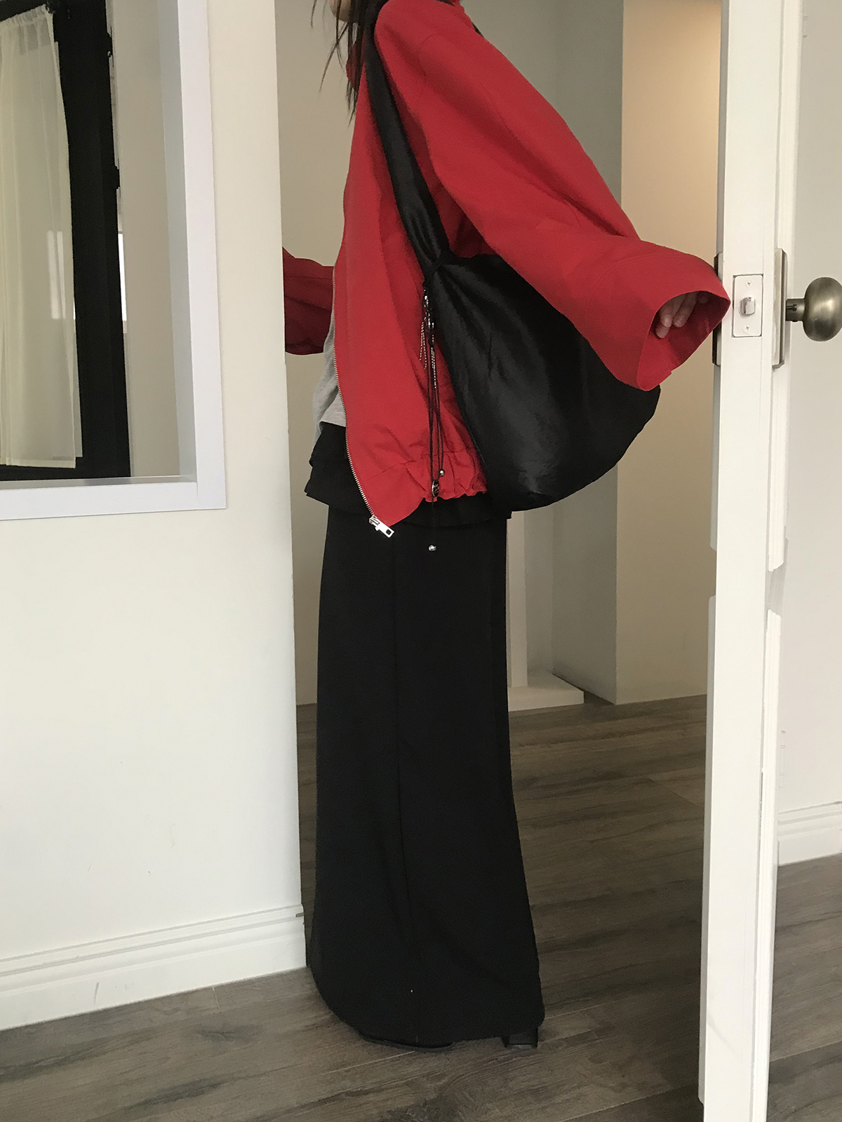 [미엔느] sleek jersey maxi skirt / 슬릭 져지 맥시 스커트 (2col) 상세 이미지 11