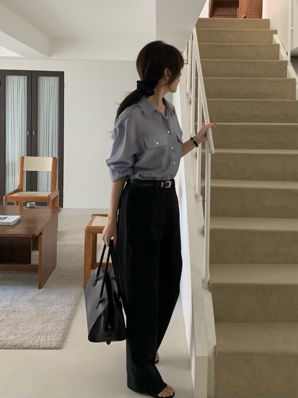 베르가못 노튼 팬츠 노턱 코튼 일자 베이직 바지 (2 color) 상세 이미지 27