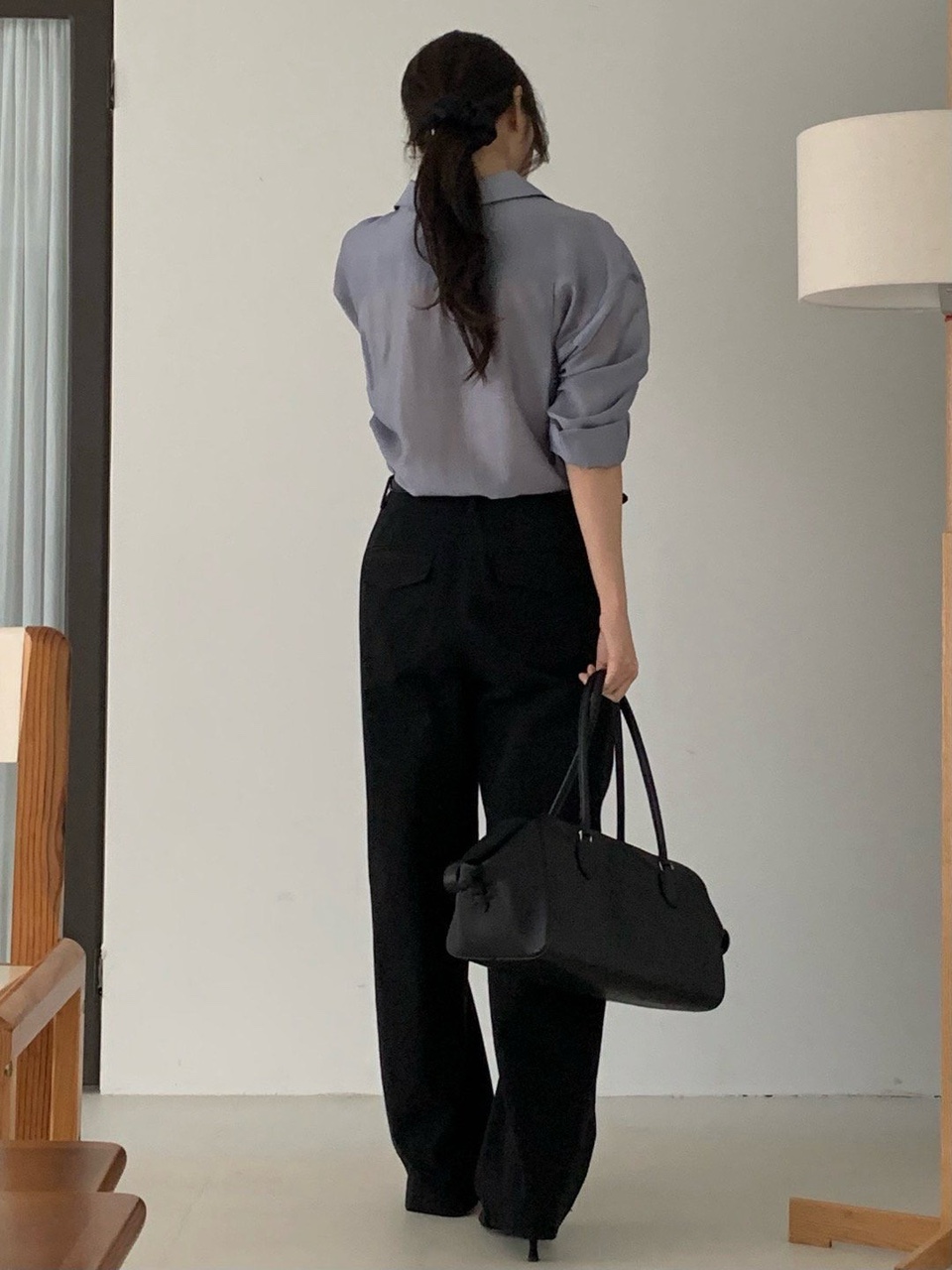 베르가못 노튼 팬츠 노턱 코튼 일자 베이직 바지 (2 color) 상세 이미지 25