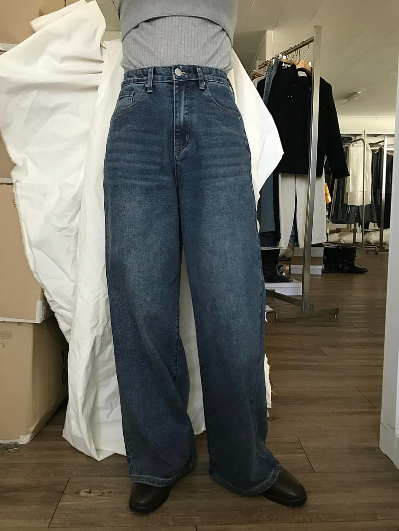 [무료배송] [숏,기본,롱] [S-XL] 매버릭 속밴딩 데님 팬츠 - 흑청(기본)S / 흑청(롱)M / 흑청(숏)XL /  진청(롱)L 당일발송 상세 이미지 55