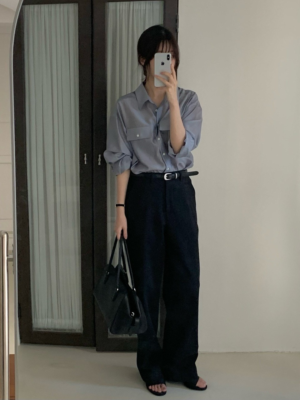베르가못 노튼 팬츠 노턱 코튼 일자 베이직 바지 (2 color) 상세 이미지 20
